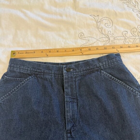 Dockers Capri Pants Size 8 Women's Regular Capri Denim Jeans Flat Front Casual - Picture 6 of 14